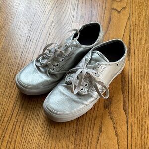 Vans Silver Sneakers for Women